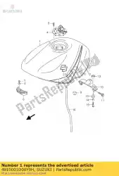 tank, brandstof van Suzuki, met onderdeel nummer 4910001D00Y9H, bestel je hier online: