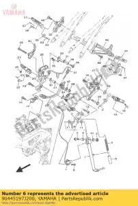 yamaha 90445197J200 hose (l60) - Bottom side