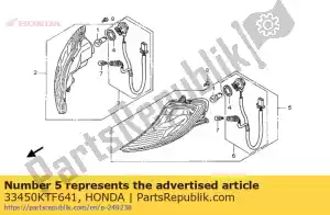 Honda 33450KTF641 winker assy., l. fr. - La partie au fond