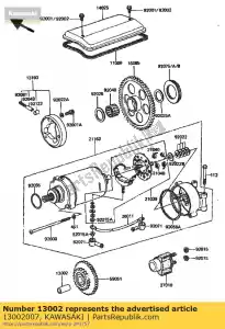 kawasaki 13002007 pin-piston z1000-j1 - Onderkant