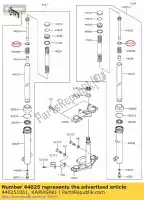 440251061, Kawasaki, pistón de horquilla de anillo klx110-a1 kawasaki  klx 110 2002 2003 2005 2006 2007 2008 2009 2010 2011 2012 2013 2014 2015 2016 2017 2018 2019 2020 2021, Nuevo