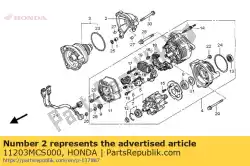 Aqui você pode pedir o titular, a. C. Rolamento gerador em Honda , com o número da peça 11203MCS000: