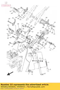 yamaha 905062300800 spring, tension - Bottom side