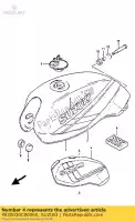 4920030C0006X, Suzuki, réservoir, carburant suzuki gs 450 1988, Nouveau