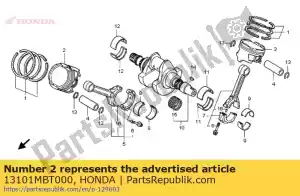 Honda 13101MBT000 piston, fr. (std.) - La partie au fond