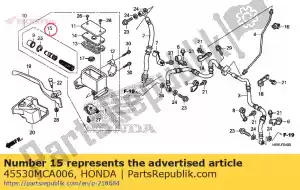 honda 45530MCA006 zestaw t?oków, fr. g?ówny cylinder - Dół