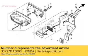 honda 33727MAZ000 copertina, licenza - Il fondo