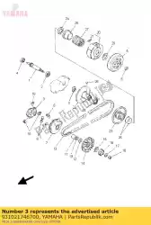 Ici, vous pouvez commander le joint huile auprès de Yamaha , avec le numéro de pièce 931021746700: