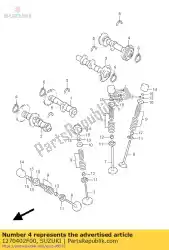 Aquí puede pedir conjunto de árbol de levas de Suzuki , con el número de pieza 1270402F00:
