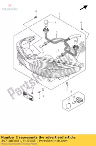 suzuki 3571003H01 lamp rr combi u - Bottom side