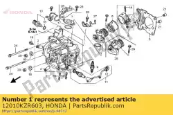 Here you can order the head assy., cylinder from Honda, with part number 12010KZR603: