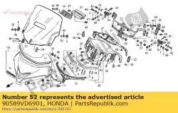 Ici, vous pouvez commander le rondelle, poussée, 8. 6x13x0. 6 auprès de Honda , avec le numéro de pièce 90589VD6901: