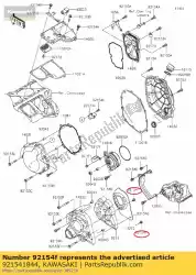 Here you can order the bolt,flanged,6x10 zx1400hgf from Kawasaki, with part number 921541844: