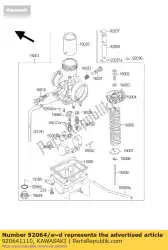 Aquí puede pedir jet-pilot, # 20 kx60-b1 de Kawasaki , con el número de pieza 920641110: