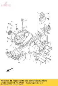 yamaha 1P6E53620000 plug, oil level - Bottom side