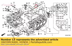 Tutaj możesz zamówić tuba, 12x62 od Honda , z numerem części 18655MCA000: