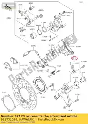 Qui puoi ordinare morsetto da Kawasaki , con numero parte 921731099: