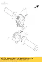 3740004F00, Suzuki, interruptor, alça, l suzuki xf freewind u  xf650 650 , Novo