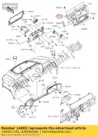 140921192, Kawasaki, 01 capa, painel kawasaki  820 1000 2017 2018 2019 2020 2021, Novo