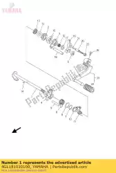 Here you can order the shift shaft assy from Yamaha, with part number 4GL181010100: