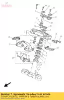 5CHWF34100T9, Yamaha, coroa, punho montado yamaha tt 600 1997 1999 2004, Novo