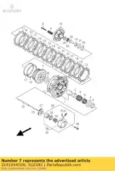 Qui puoi ordinare mozzo, manicotto della frizione da Suzuki , con numero parte 2141044G00: