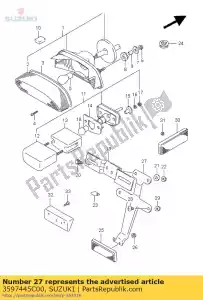 Suzuki 3597445C00 support, arrière rr - La partie au fond