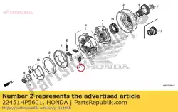 Here you can order the spring, clutch from Honda, with part number 22451HP5601: