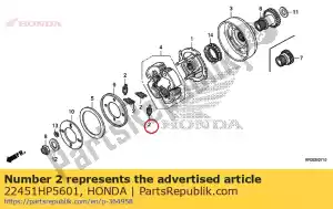 Honda 22451HP5601 spring, clutch - Bottom side