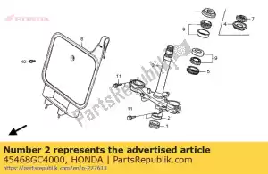Honda 45468GC4000 przewodnik, linka hamulca - Dół