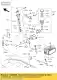 Tubo de freio, hu-rr caliper zr100 Kawasaki 430600035