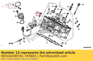 Honda 90016GHB700 ?ruba, ko?nierz, 6x35 - Dół