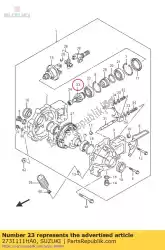 Qui puoi ordinare pignone, unità da Suzuki , con numero parte 2731111HA0: