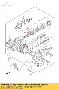 suzuki 2731111HA0 piñón, unidad - Lado inferior