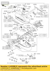 Here you can order the bracket from Kawasaki, with part number 110551917: