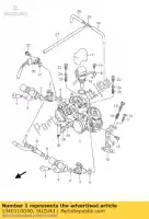 1340110G00, Suzuki, Gasklephuis suzuki an 650 2005 2006, Nieuw