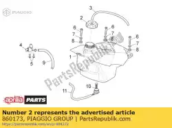 Ici, vous pouvez commander le couverture auprès de Piaggio Group , avec le numéro de pièce 860173: