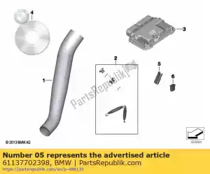 bmw 61137702398 covering cap - Bottom side