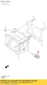 suzuki 1365029K00 sensor, temperatura del agua - Lado inferior