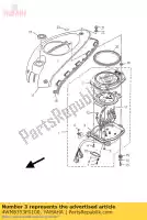 4WM8353F0100, Yamaha, case, meter lower yamaha xv 1600 2000 2001 2002, New