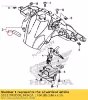 50131MFJD00, Honda, mat, l. suspensión del motor honda  cbr 600 750 1000 2007 2008 2009 2010 2011 2012 2013 2017 2018 2019 2020, Nuevo