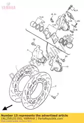 Ici, vous pouvez commander le étrier assy (gauche) auprès de Yamaha , avec le numéro de pièce 1NL258101100: