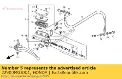 Here you can order the no description available from Honda, with part number 22900MGJD01: