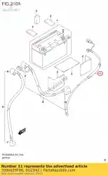 Ici, vous pouvez commander le fil, batterie mi auprès de Suzuki , avec le numéro de pièce 3386029F00: