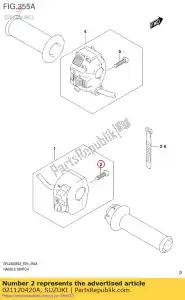 suzuki 021120420A parafuso - Lado inferior