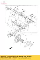 5TGW00571000, Yamaha, pistone completo, pinza yamaha  yfm yfz yzf 450 700 2006 2007 2008 2009 2010 2011 2012 2013 2014 2015 2016 2017 2018 2019 2020 2021, Nuovo