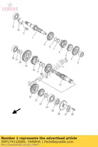 yamaha 5AP174110000 eje principal - Lado inferior