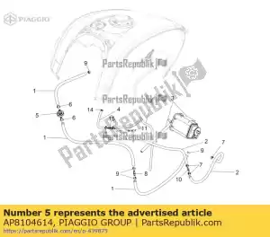 Piaggio Group AP8104614 pressure valve - Bottom side