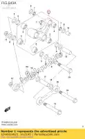 6260029821, Suzuki, jeu de leviers, arrière suzuki  dr z 400 2000 2001 2002 2003 2004 2005 2006 2007 2009 2017 2018 2019, Nouveau