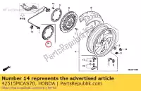 42515MCAS70, Honda, pier?cie?, pulser (rr.) honda  gl 1800 2001 2002 2003 2004 2005 2006 2007 2008 2009 2010 2012 2013 2017, Nowy